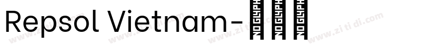 Repsol Vietnam字体转换